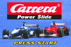 Carrera Power Slide Title Screen